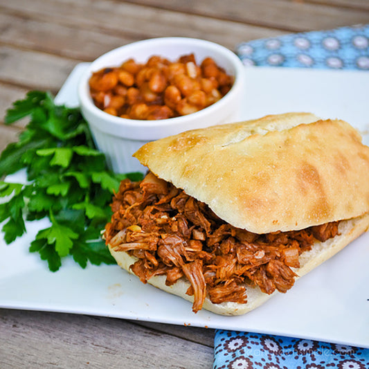 How to make a vegan BBQ pulled pork-style sandwich from canned jackfruit