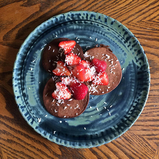 A kids recipe for gluten free chocolate pancakes