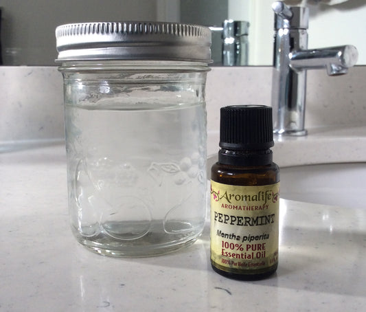 Goodbye morning breath: All-Natural DIY Peppermint Mouth Wash