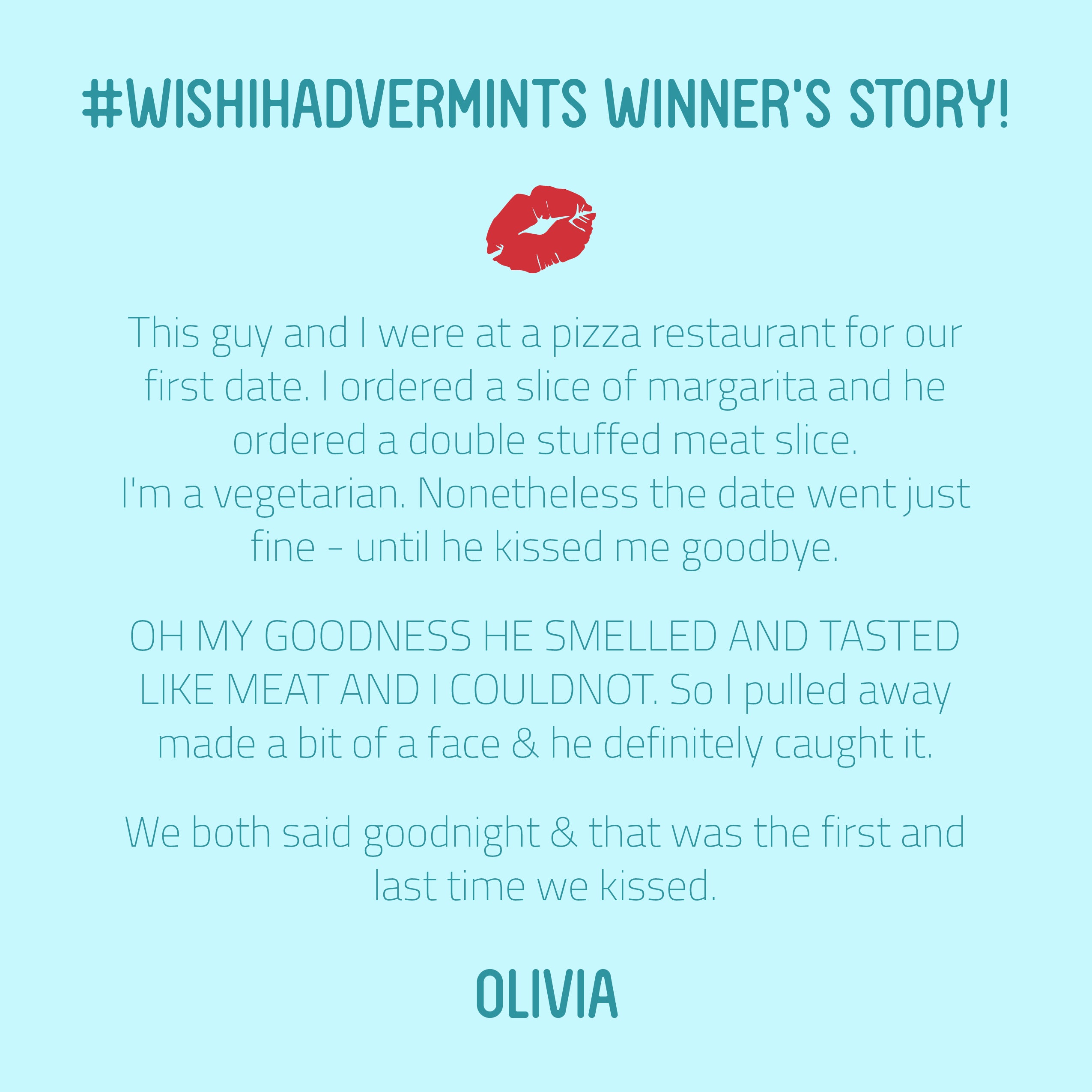 Olivia is our GRAND PRIZE WINNER!