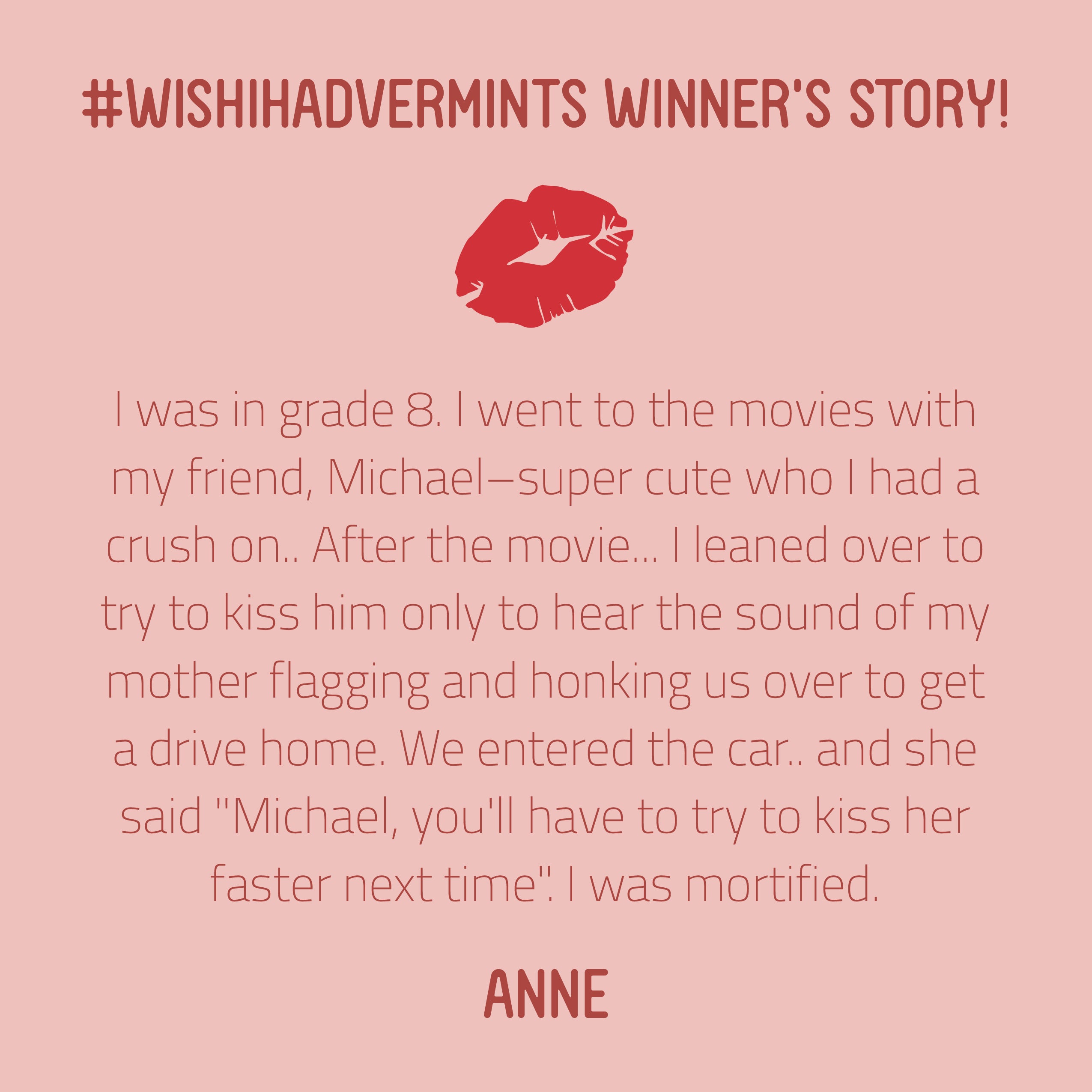 Anne is our Week 2 #WishIHadVerMints Contest Winner!